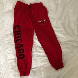Chicago Bulls Red Sweatpants